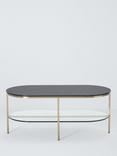 John Lewis Ned Marble Top Coffee Table, Jade Green