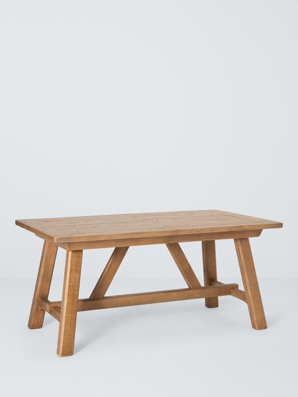 John Lewis Reclaimed Timber Extending Dining Table, Natural, Natural