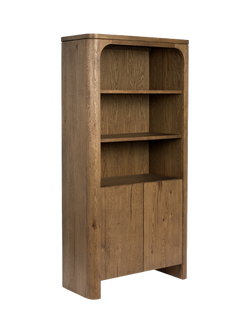 John Lewis Solace Bookcase, Oak, Mid Tone