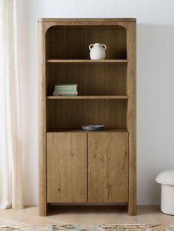 John Lewis Solace Bookcase, Oak - view 2, Mid Tone