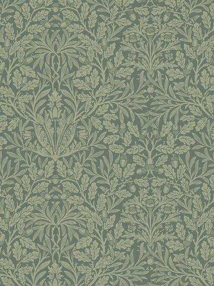 William Morris At Home Acorn Furnishing Fabric, Eucalyptus