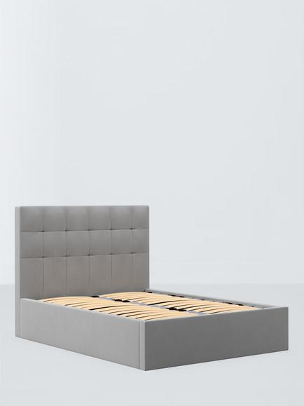 John Lewis Express Ingrid Ottoman Storage Upholstered Bed Frame, Double, Steel