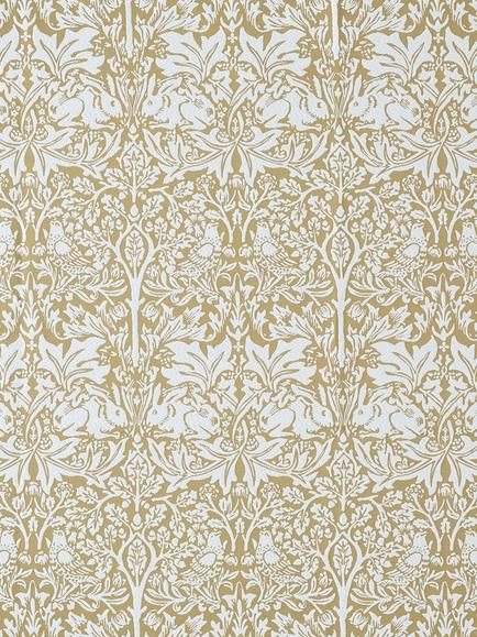 Brother Rabbit Woven Furnishing Fabric, Honey