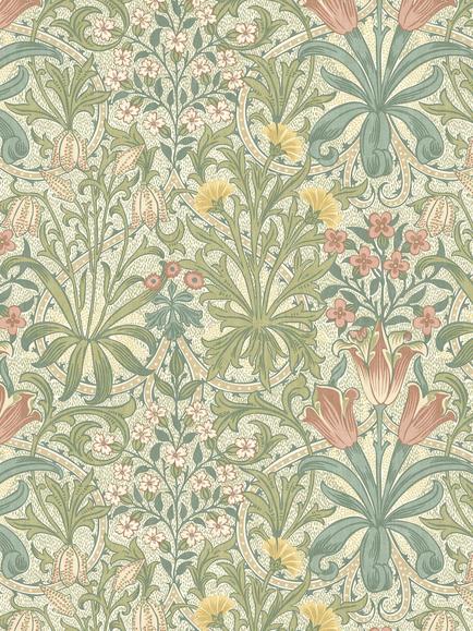 Woodland Weeds Furnishing Fabric, Apple