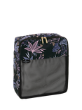 Sara Miller Black Botanic Packing Cubes Set, 4 Piece, Black/Multi