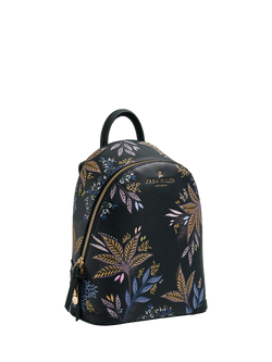 Sara Miller Black Botanic Mini Backpack, Black/Multi - view 2, Black/Multi