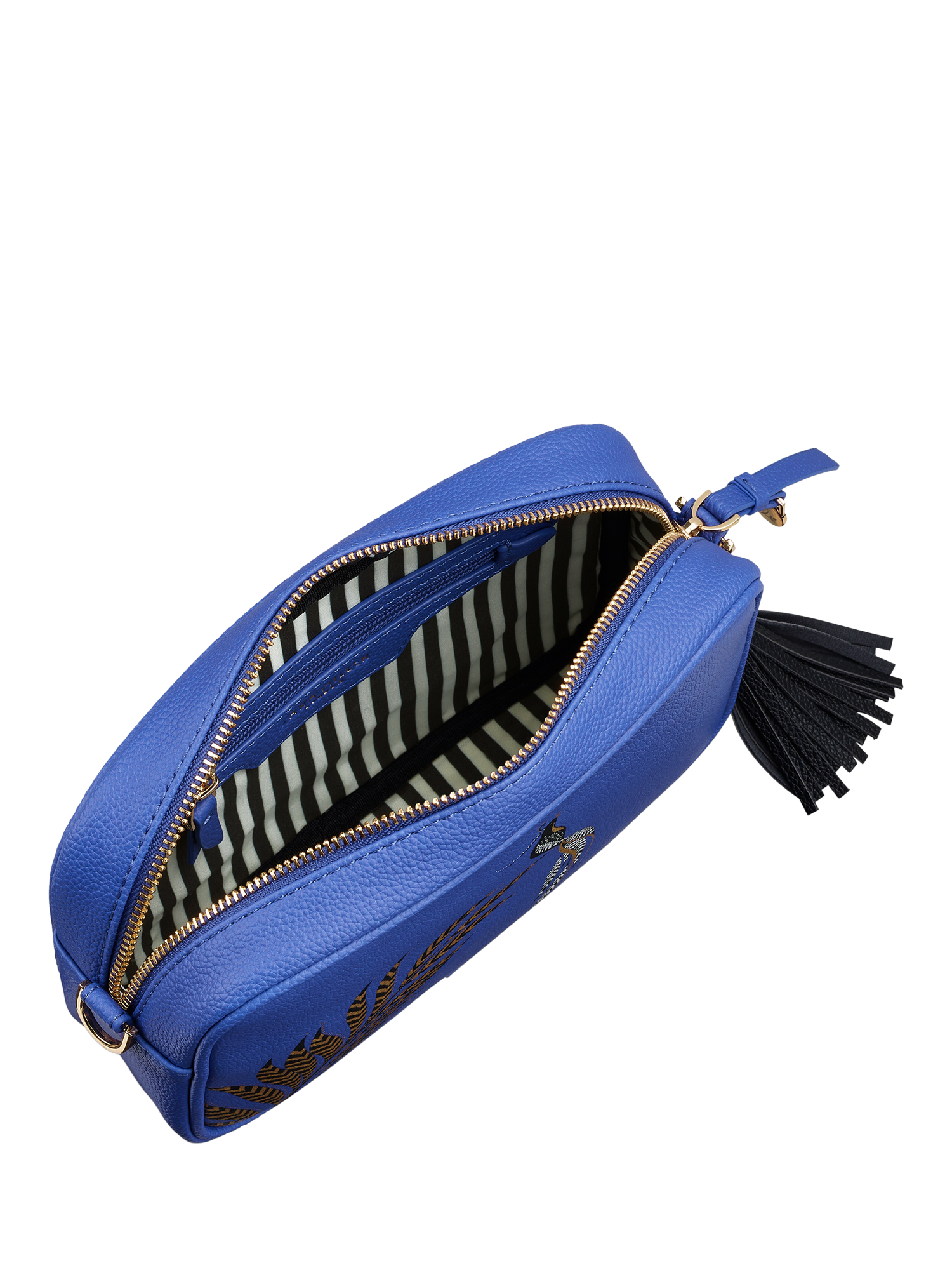 Product image 5 of 10, which shows Sara Miller Crossbody Camera Bag, Blue/Multi