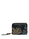 Sara Miller Small Zip Purse, Black/Multi