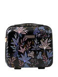 Sara Miller Black Botanic Vanity Case, 17L, Black/Multi