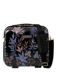 Sara Miller Black Botanic Vanity Case, 17L, Black/Multi