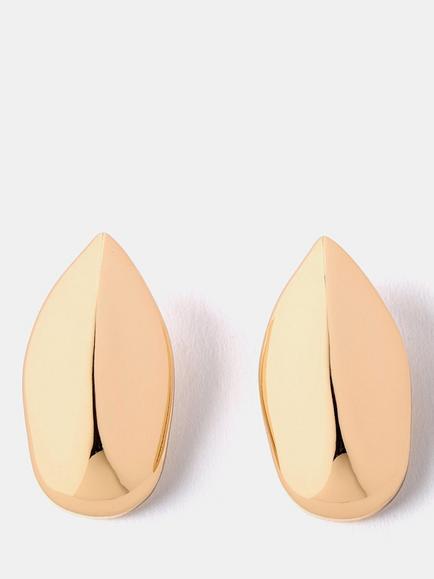Mint Velvet Statement Hanging Earrings, Gold, Gold
