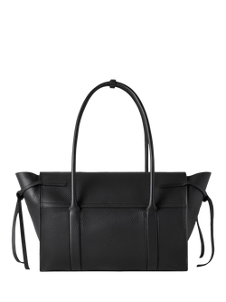 Mulberry Medium Soft Bayswater Heavy Grain Leather Shoulder Bag - view 2, Black