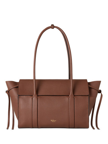 Mulberry Medium Soft Bayswater Heavy Grain Leather Shoulder Bag, Bright Oak