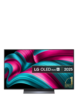 LG OLED48C54LA (2025) OLED evo HDR 4K Ultra HD Smart AI TV, 48 inch with Dolby Atmos, Black, Black