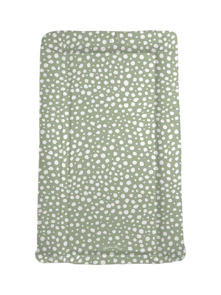 MAMA SHACK Changing Mat, Sage Spotty