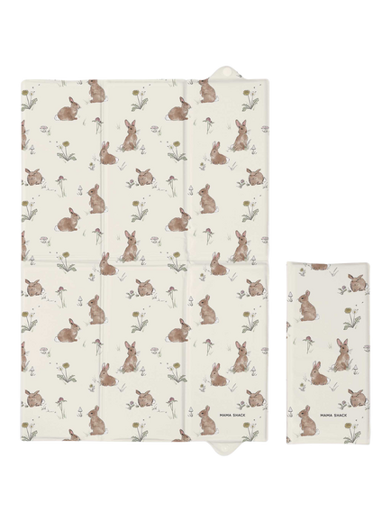 MAMA SHACK Travel Changing Mat, Bunnies