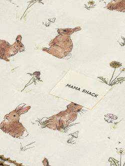 MAMA SHACK Muslin Swaddle - view 2, Bunnies