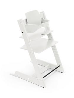Stokke Tripp Trapp High Chair and Baby Set² Bundle, White