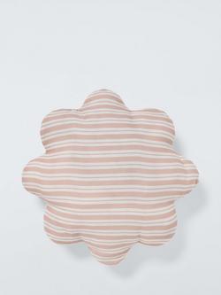 John Lewis Flower Patchwork Cushion, Multi - view 2, Multi