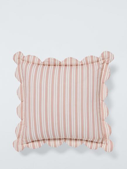 John Lewis Kids' Patchwork Deer Cushion - view 2, Pink