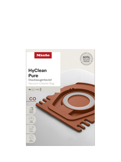 Miele HyClean Pure Co Vacuum Cleaner Bags & Filter Set Pack of 4, Multi
