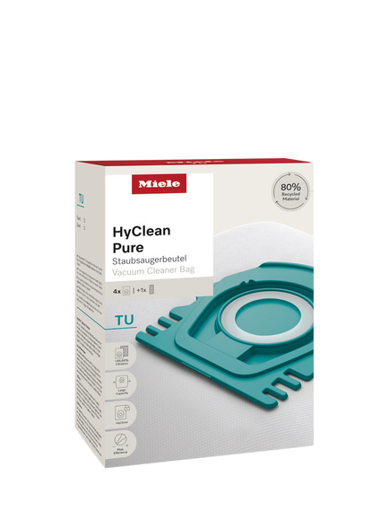 HyClean Pure TU Vacuum Cleaner Bags & Filter Set, Pack of 4 - view 2, Multi