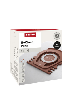 Miele HyClean Pure CO Vacuum Cleaner Bags & Filter Set, Pack of 8 - view 2, Multi