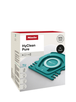 Miele HyClean Pure TU Vacuum Cleaner Bags & Filter Set, Pack of 8 - view 2, Multi