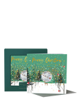 Belly Button Designs Moon Luxury Christmas Cards, Pack of 8