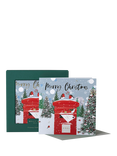 Belly Button Designs Postbox Luxury Christmas Cards, Pack of 8