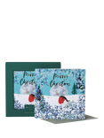 Belly Button Designs Robin Luxury Christmas Cards, Pack of 8
