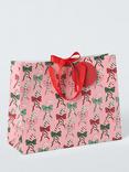 John Lewis Candy Cane Gift Bag, Medium