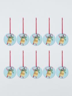 John Lewis Bell Gift Tags, Pack of 10 - view 2, Multi