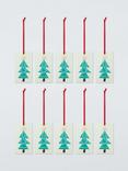 John Lewis Christmas Tree Gift Tags, Pack of 10