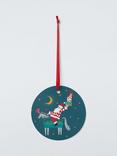 John Lewis Harlequin Santa on Horse Gift Tags, Pack of 10