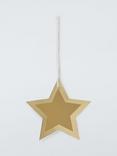John Lewis Gold Star Gift Tags, Pack of 10