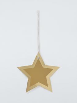 John Lewis Gold Star Gift Tags, Pack of 10, Gold