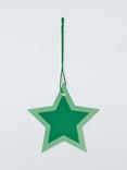 John Lewis Green Star Gift Tags, Pack of 10