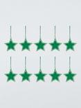 John Lewis Green Star Gift Tags, Pack of 10
