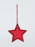 John Lewis Red Star Gift Tags, Pack of 10
