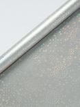 John Lewis Holographic Snowflake Wrapping Paper, L4m, Silver