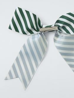 John Lewis Gift Bows, Set of 3, Green/Stripe - view 2, Green