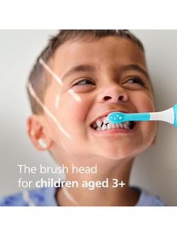 Philips Sonicare for Kids Compact Replacement Toothbrush Heads, Pack of 4, Blue - view 2, Blue