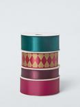 John Lewis Harlequin Gift Ribbon, 4x L4m, Multi