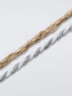 John Lewis Twine, Natural/Silver, 2x L3m - view 2, Metallic