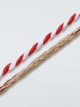 John Lewis Twine, Red/Striped, 2x L3m