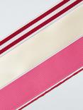 John Lewis Gift Ribbon, 4x L4m, Red/White/Pink