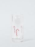 John Lewis Candy Cane Shot Glass, Set of 4, 60ml, Clear