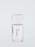John Lewis Candy Cane Shot Glass, 60ml, Clear