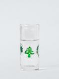 John Lewis Christmas Tree Shot Glass, 60ml, Clear